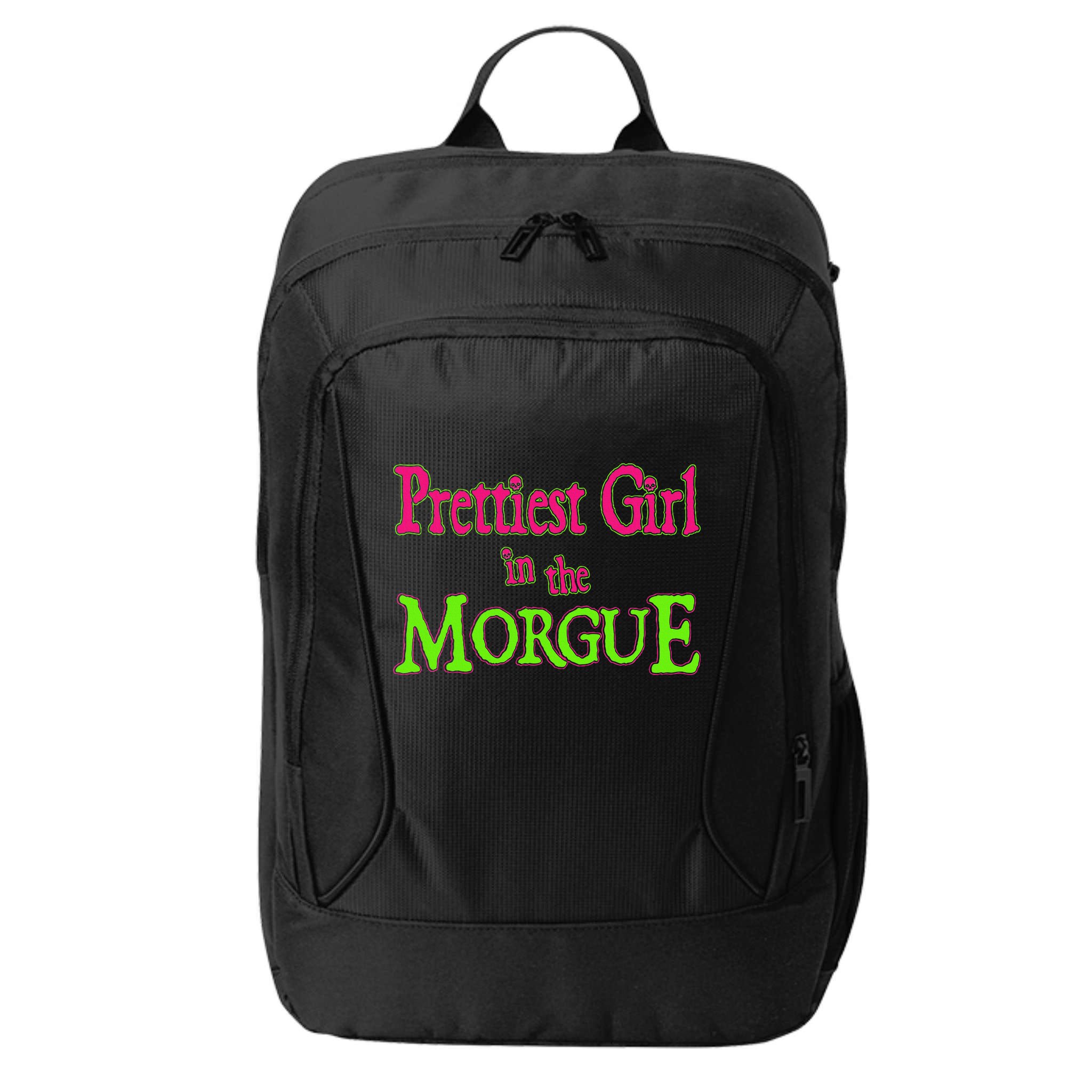 Prettiest Girl In The Morgue City Backpack