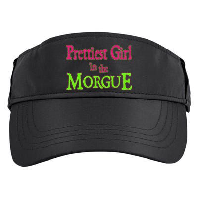 Prettiest Girl In The Morgue Adult Drive Performance Visor