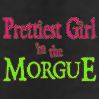 Prettiest Girl In The Morgue Golf Towel
