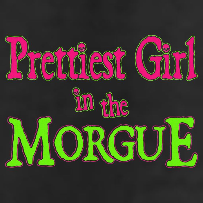 Prettiest Girl In The Morgue Golf Towel
