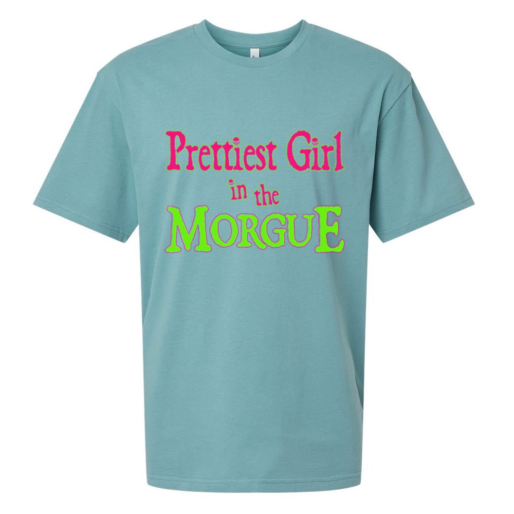 Prettiest Girl In The Morgue Sueded Cloud Jersey T-Shirt