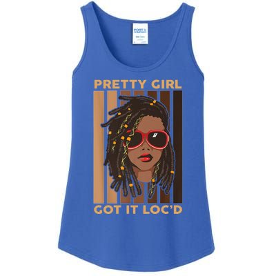 Pretty Got It Locd Black Melanin Vintage Meaningful Gift Ladies Essential Tank