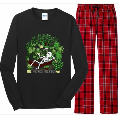 Plant Gift IVe Been Better Long Sleeve Pajama Set