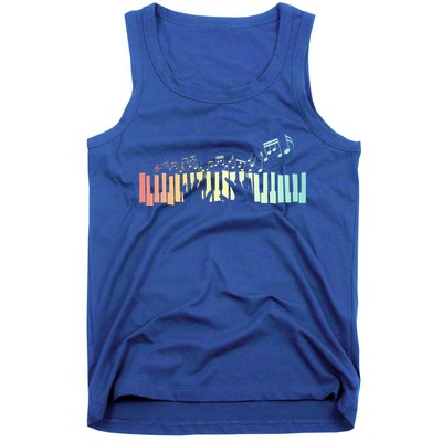 Pianist Gift Idea Keyboards Music Notes Piano Gift Tank Top