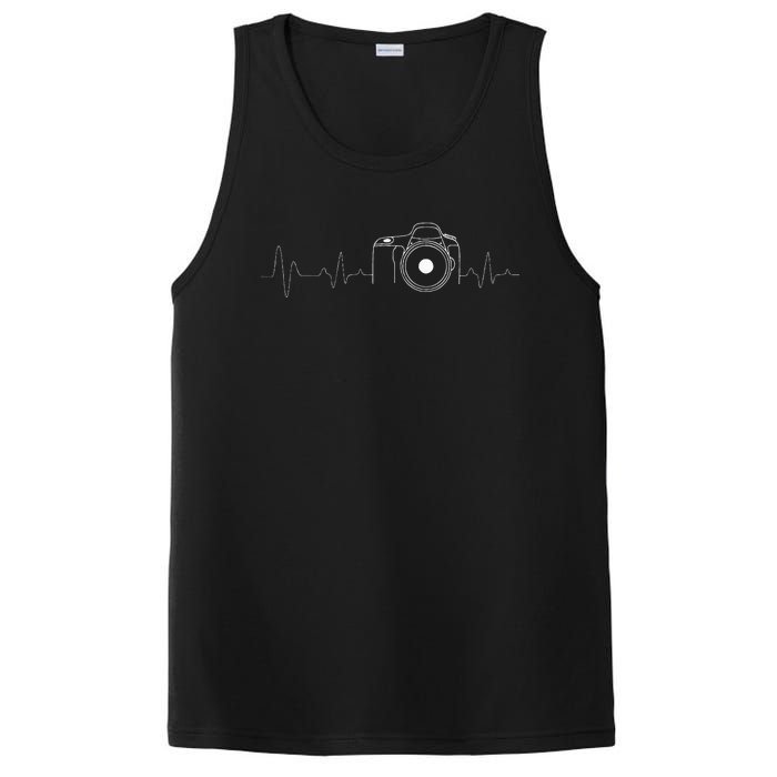 Photographer Gift Idea HeartBeat Photography Camera PosiCharge Competitor Tank