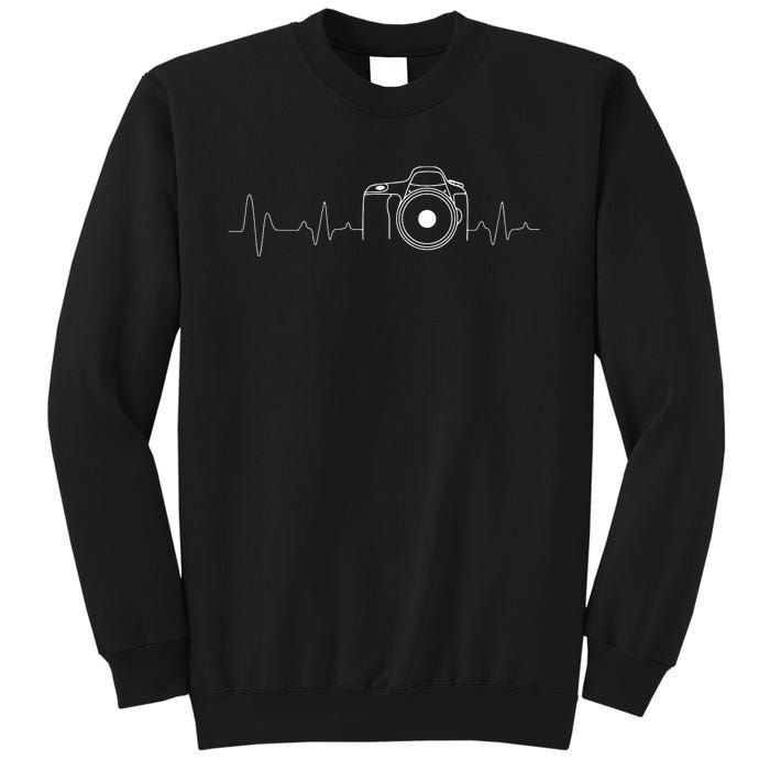 Photographer Gift Idea HeartBeat Photography Camera Sweatshirt