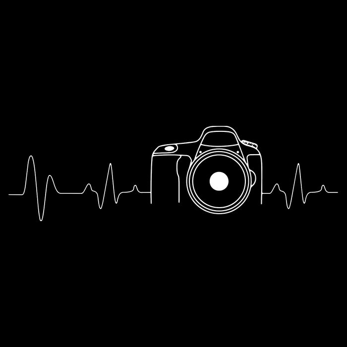Photographer Gift Idea HeartBeat Photography Camera City Backpack
