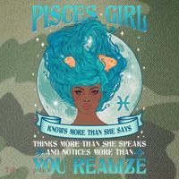 Pisces Girl Knows More Than She Says Legacy Tie Dye Trucker Hat