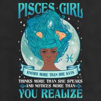 Pisces Girl Knows More Than She Says Adult Drive Performance Visor