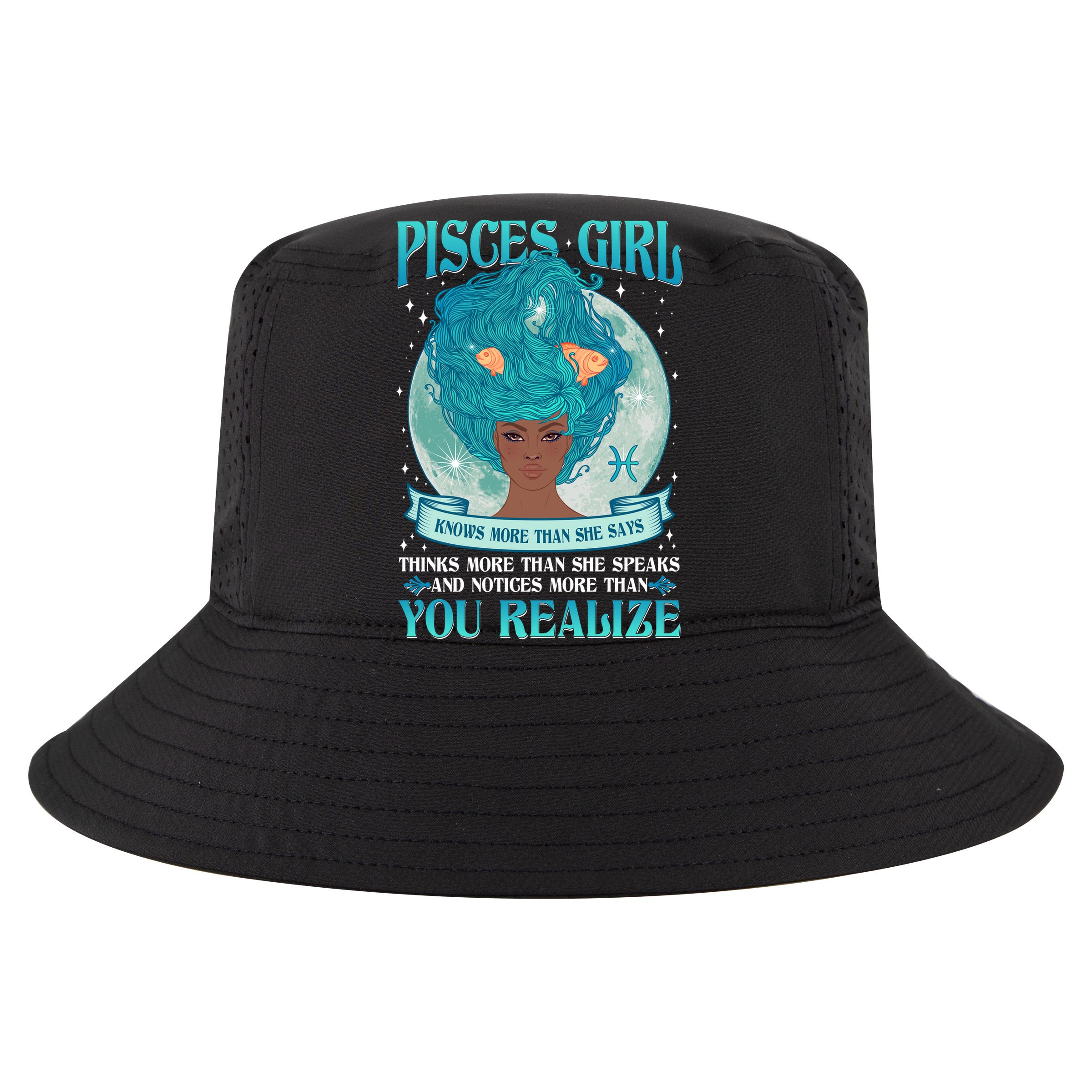 Pisces Girl Knows More Than She Says Cropped Pullover Crew
