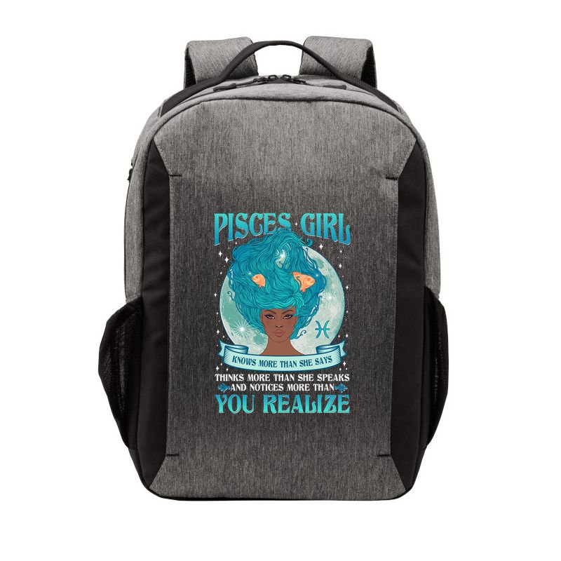 Pisces Girl Knows More Than She Says Vector Backpack