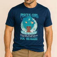 Pisces Girl Knows More Than She Says Cooling Performance Crew T-Shirt