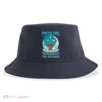 Pisces Girl Knows More Than She Says Sustainable Bucket Hat