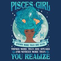 Pisces Girl Knows More Than She Says Bucket Hat