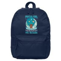 Pisces Girl Knows More Than She Says 16 in Basic Backpack