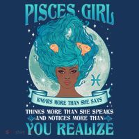 Pisces Girl Knows More Than She Says 16 in Basic Backpack