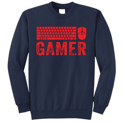 PC Gaming Keyboard Mouse WASD Gift For Computer Gamers Sweatshirt