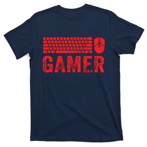 PC Gaming Keyboard Mouse WASD Gift For Computer Gamers T-Shirt