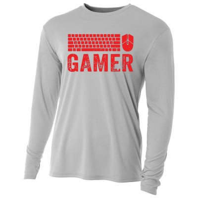 PC Gaming Keyboard Mouse WASD Gift For Computer Gamers Cooling Performance Long Sleeve Crew