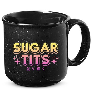 Pastel Goth Kawaii T Sugar Tits Sarcastic Gift 15oz Campfire Ceramic Mug