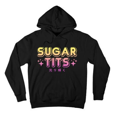Pastel Goth Kawaii T Sugar Tits Sarcastic Gift Tall Hoodie
