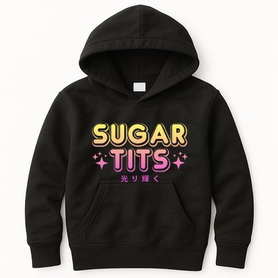 Pastel Goth Kawaii T Sugar Tits Sarcastic Gift Kids Hoodie
