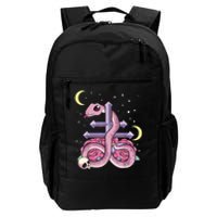 Pastel Goth Kawaii Leviathan Cross Snake Serpent Roses Daily Commute Backpack