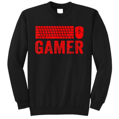 PC Gaming Keyboard Mouse WASD For Computer Gamers Sweatshirt