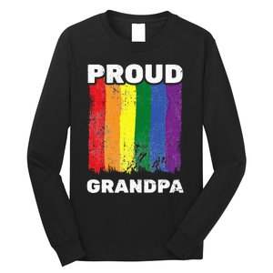 Proud Grandpa L.G.B.T.Q Lgbt Pride G.A.Y Pride Pride Flag Long Sleeve Shirt