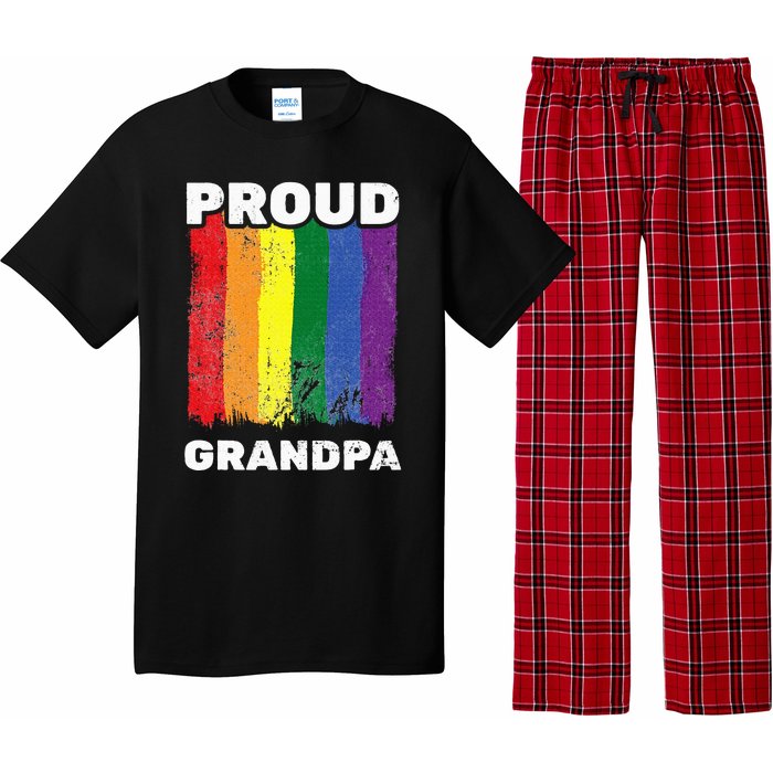 Proud Grandpa L.G.B.T.Q Lgbt Pride G.A.Y Pride Pride Flag Pajama Set