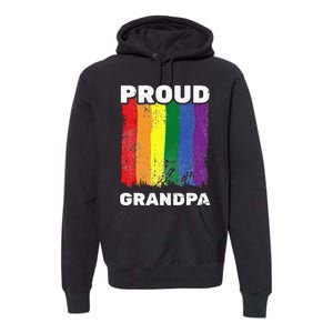 Proud Grandpa L.G.B.T.Q Lgbt Pride G.A.Y Pride Pride Flag Premium Hoodie