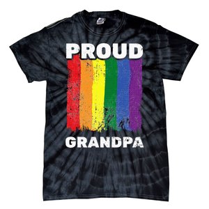 Proud Grandpa L.G.B.T.Q Lgbt Pride G.A.Y Pride Pride Flag Tie-Dye T-Shirt