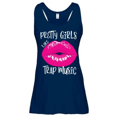 Pretty Girl Like Trap Music Funny EDM Festival Ladies Essential Flowy Tank