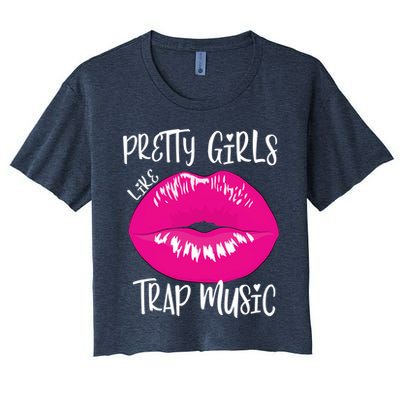 Pretty Girl Like Trap Music Funny EDM Festival Crop Top