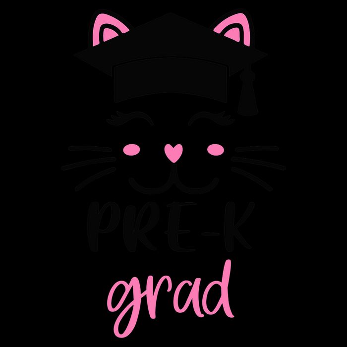 Pre-K Grad Last Day of School Cute Cat Face 16oz Travel Tumbler
