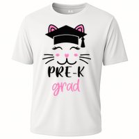 Pre-K Grad Last Day of School Cute Cat Face Cooling Performance Crew T-Shirt