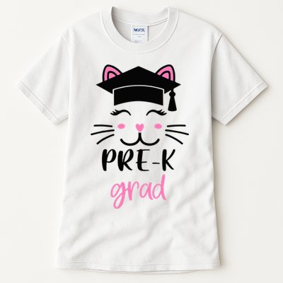 Pre-K Grad Last Day of School Cute Cat Face Tall T-Shirt