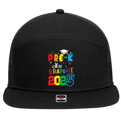 PreK Graduate Last Day of School Graduation Gifts 7 Panel Mesh Trucker Snapback Hat