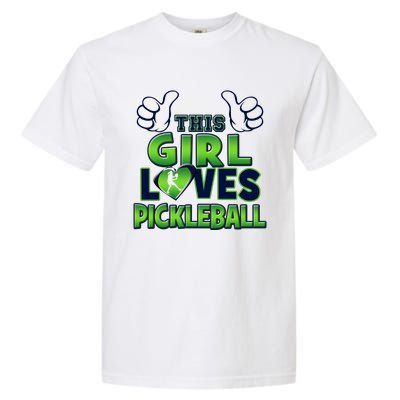 Pickleball Girl Love Garment-Dyed Heavyweight T-Shirt