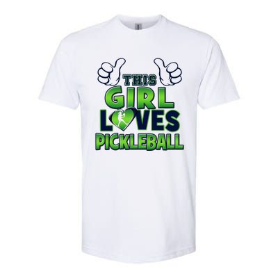 Pickleball Girl Love Softstyle® CVC T-Shirt