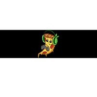 Pizza Gamer Love Play Video Games Funny Controller Headset Bumper Sticker