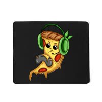 Pizza Gamer Love Play Video Games Funny Controller Headset Mousepad