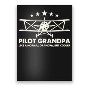 Pilot Grandpa Like A Normal Grandpa But Cooler Poster