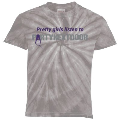 Pretty Girl Listen To Partynextdoor Kids Tie-Dye T-Shirt