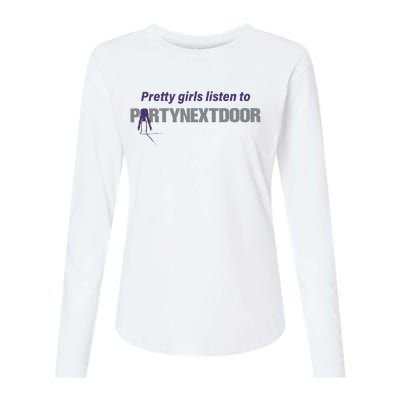 Pretty Girl Listen To Partynextdoor Womens Cotton Relaxed Long Sleeve T-Shirt