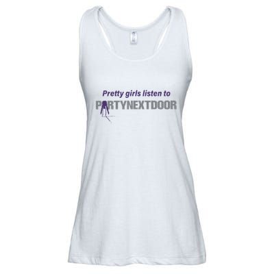 Pretty Girl Listen To Partynextdoor Ladies Essential Flowy Tank