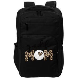 Proud Golf Mom Of A Golf Player Mother Golf Mama Meaningful Gift Impact Tech Backpack