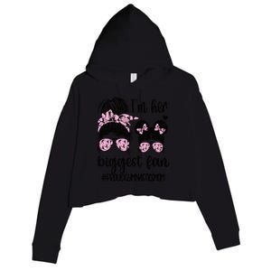 Proud Gymnastics Mom Of A Gymnast Mama Gift Crop Fleece Hoodie