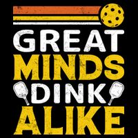 Pickleball Great Minds Drink Alike Pickleball Gift Cooling Performance Crew T-Shirt