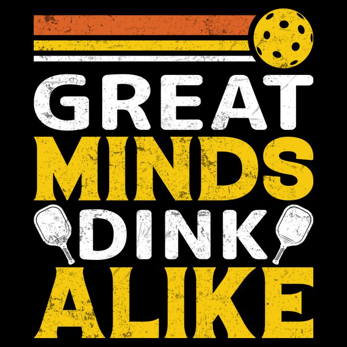 Pickleball Great Minds Drink Alike Pickleball Gift Cooling Performance Crew T-Shirt